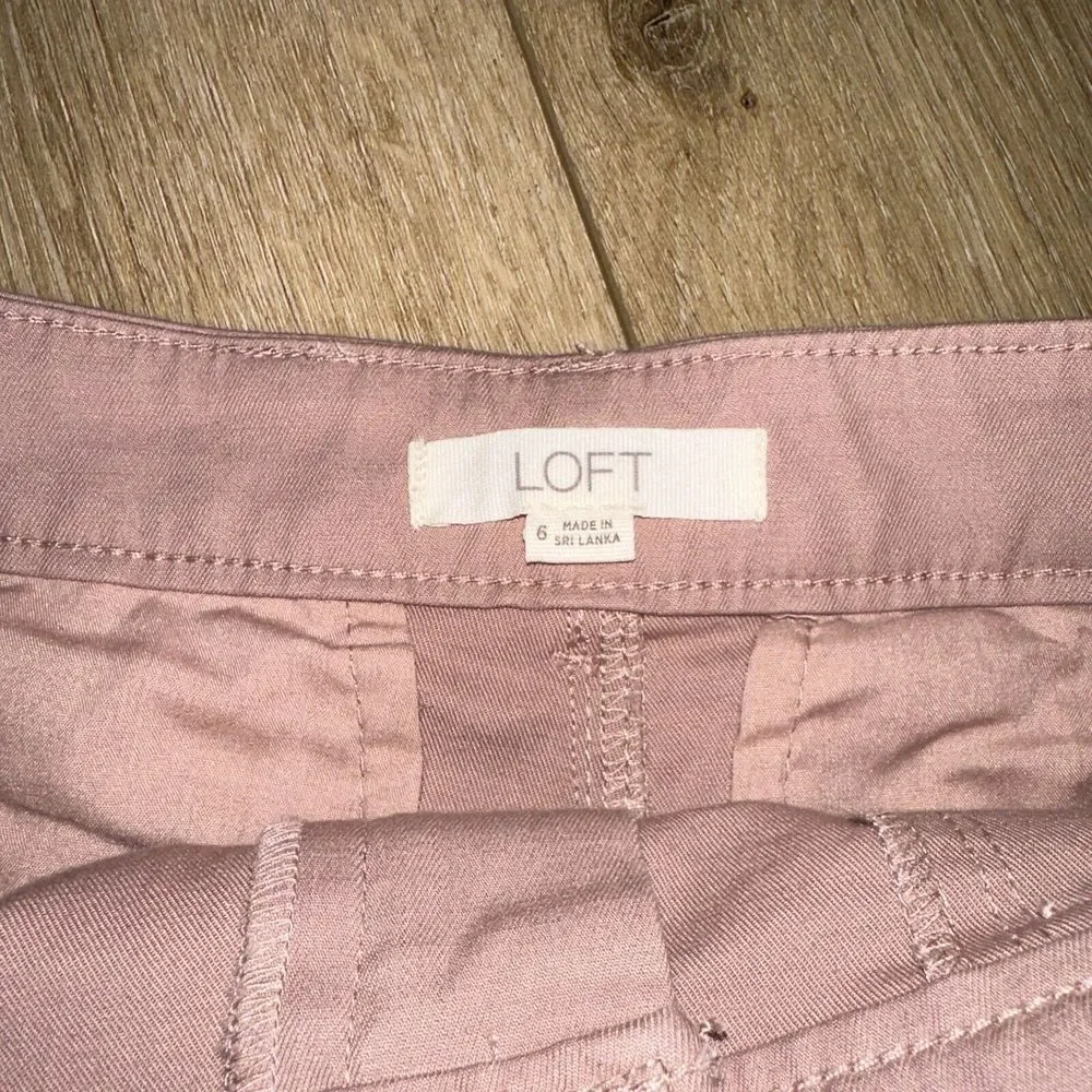 Loft Women's Size 6 Cargo Shorts‎ Cut Off Mid Rise 4